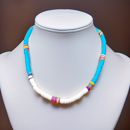 African African Vinyl Disc Beads Choker - Premium Fashion Jewelry from MAGOS - Just $3! Shop this and more Fashion Jewelry now 
