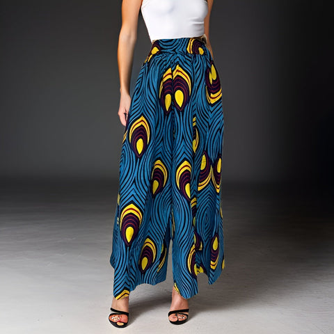African Print Palazzo Pants - Premium African Apparel from MAGOS - Just $45! Shop this and more African Apparel now 