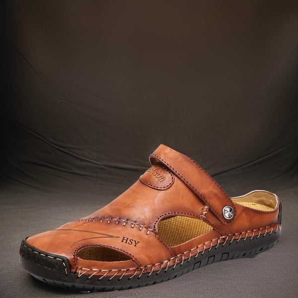 Men's Casual Leather Wear-resistant Non-Slip Sandals