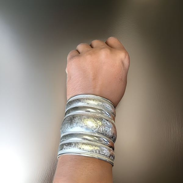3'African Brass Cuff Bracelet - Premium Jewelry from MAGOS - Just $10! Shop this and more Jewelry now 