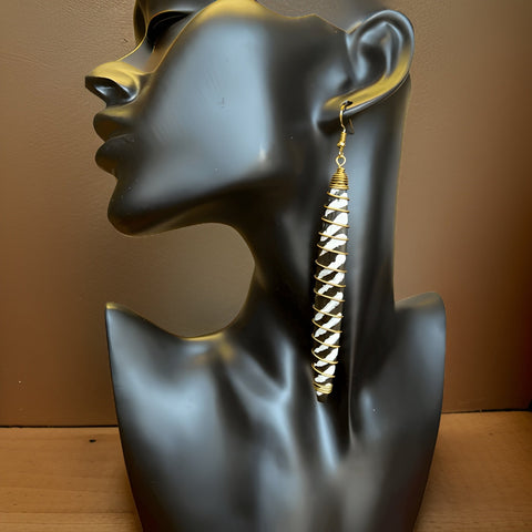 African Adinkra  Bone Earrings - Premium Jewelry from MAGOS - Just $7.99! Shop this and more Jewelry now 