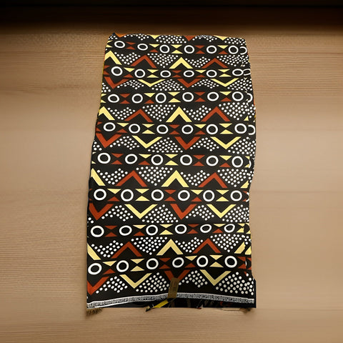 African Black O's Print Ankara Fabric 6yrds - Premium African Fabric from MAGOS - Just $30! Shop this and more African Fabric now 