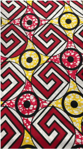 African Brown/Yellow/White Print Ankara Fabric 6yrds - Premium African Fabric from MAGOS - Just $30.00! Shop this and more African Fabric now 