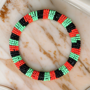 African Color Beaded Unisex Bracelet - Premium Jewelry from MAGOS - Just $8! Shop this and more Jewelry now 