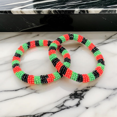 African Color Beaded Unisex Bracelet - Premium Jewelry from MAGOS - Just $8! Shop this and more Jewelry now 