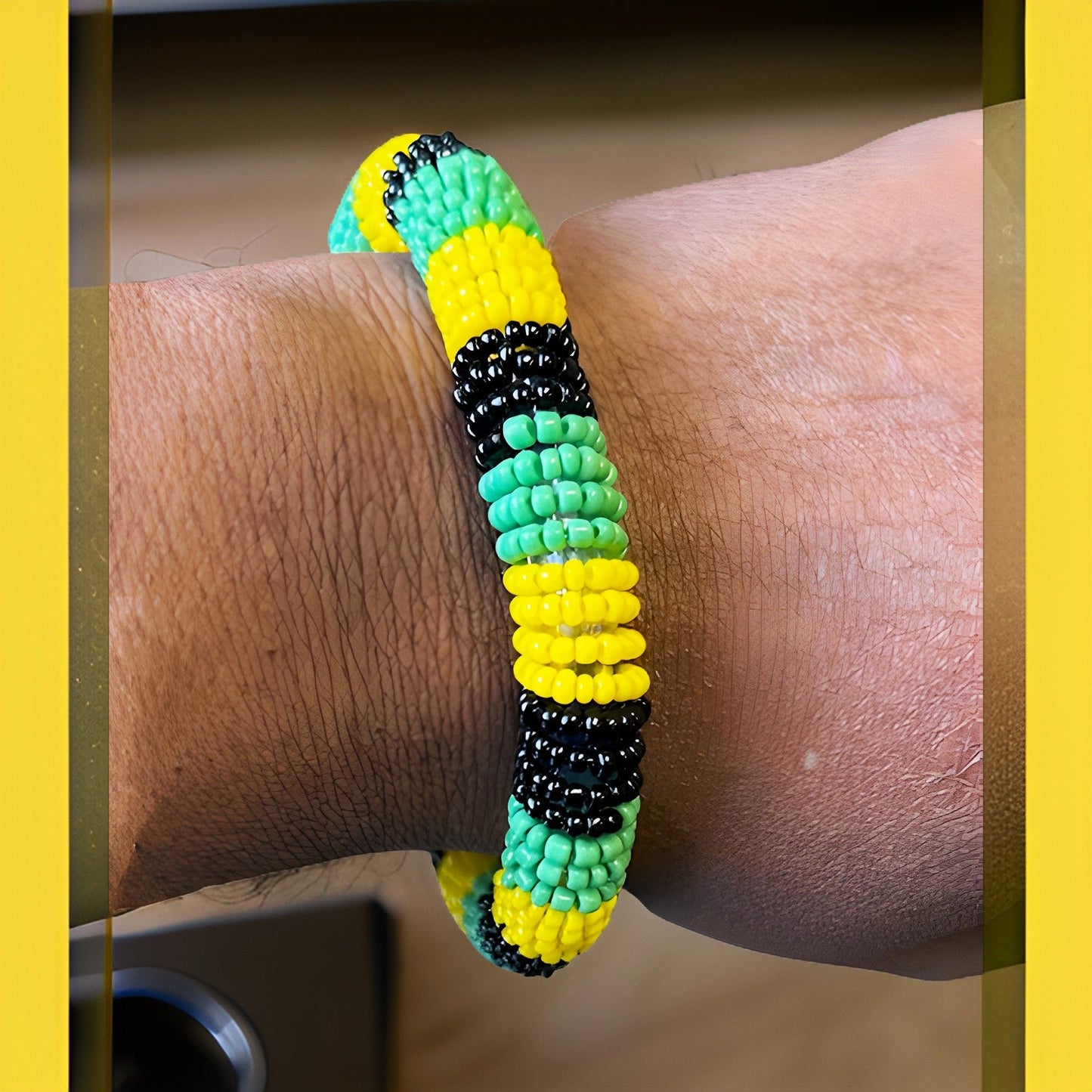 African Color Beaded Unisex Bracelet - Premium Jewelry from MAGOS - Just $8! Shop this and more Jewelry now 