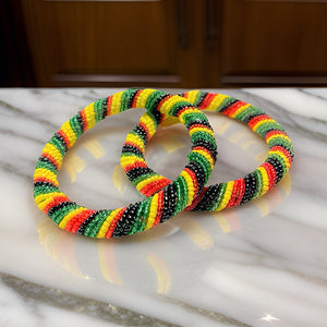 African Colors Masai Beaded Unisex Bracelet - Premium Jewelry from MAGOS - Just $8! Shop this and more Jewelry now 
