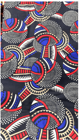 African Navy Print Ankara Fabric 6yrds - Premium African Fabric from MAGOS - Just $30.00! Shop this and more African Fabric now 