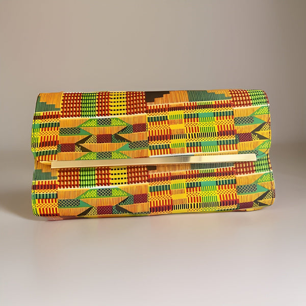 African Print Clutch Hand Bag - Premium African Accessories from MAGOS - Just $25! Shop this and more African Accessories now 