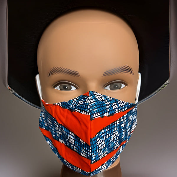 African Print Reusable Face Mask - Premium African Accessories from MAGOS - Just $2! Shop this and more African Accessories now 