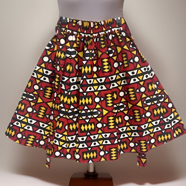 African Print Short Skirt & Handbag Set - Premium African Apparel from MAGOS - Just $45! Shop this and more African Apparel now 