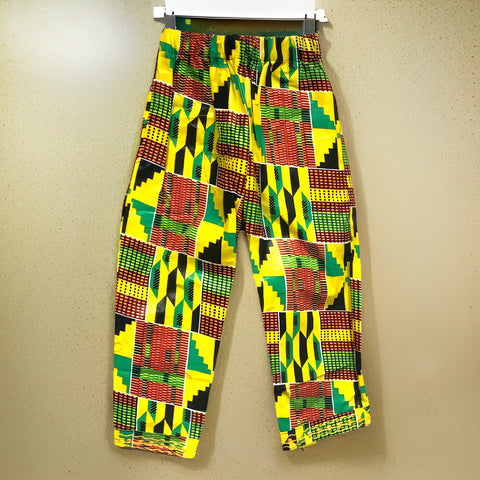Boys African Print Kente Trousers (6T) - Premium African Apparel from MAGOS - Just $10! Shop this and more African Apparel now 