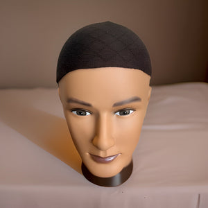 Brown Warm Wool Knitted Mufti Style Kufi Cap - Premium African Accessories from MAGOS - Just $10! Shop this and more African Accessories now 