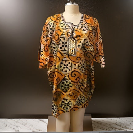Ghanaian African Dashiki Tops (Unisex) - Premium African Apparel from O.O.A. Tradings Distribution - Just $35! Shop this and more African Apparel now 