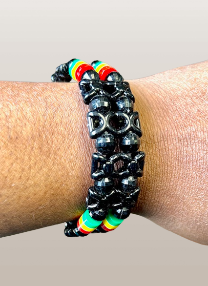 Men's African Style Rasta Beaded Bracelets