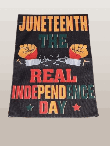 Juneteenth Real Independence Day Garden Flag - Premium Home from MAGOS - Just $5.99! Shop this and more Home now 