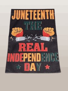 Juneteenth Real Independence Day Garden Flag - Premium Home from MAGOS - Just $5.99! Shop this and more Home now 