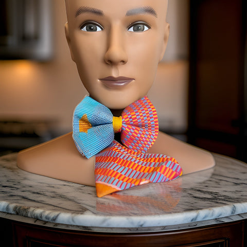 Men's African Bowtie Set - Premium African Accessories from MAGOS - Just $25! Shop this and more African Accessories now 