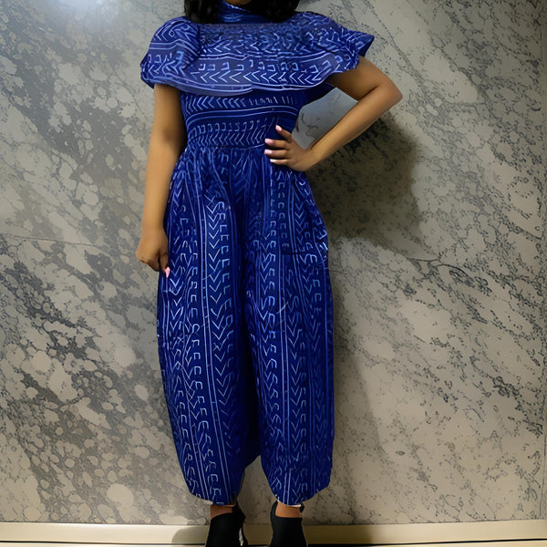 African Tribal Print Jumpsuit - Premium African Apparel from MAGOS - Just $36! Shop this and more African Apparel now 