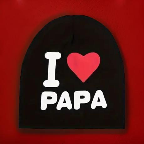 Infant Beanie "I LOVE PAPA/MAMA" Hat