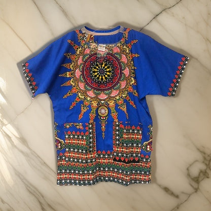 Traditional Print Unisex Dashiki Shirts (Medium Size) - Premium African Apparel from MAGOS - Just $23! Shop this and more African Apparel now 