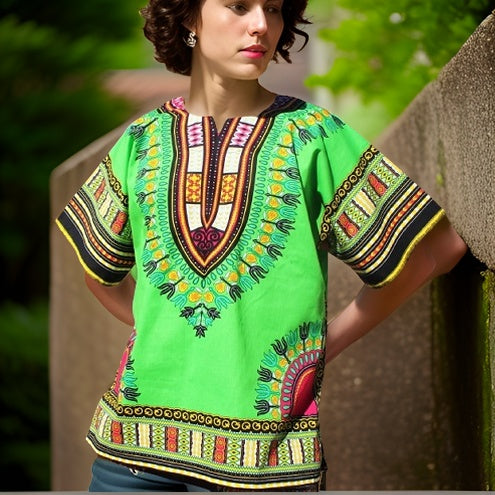 Traditional Unisex Dashiki Shirts (Small Sizes) - Premium African Apparel from MAGOS - Just $20! Shop this and more African Apparel now 