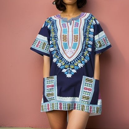 Traditional Unisex Dashiki Shirts (Small Sizes) - Premium African Apparel from MAGOS - Just $20! Shop this and more African Apparel now 