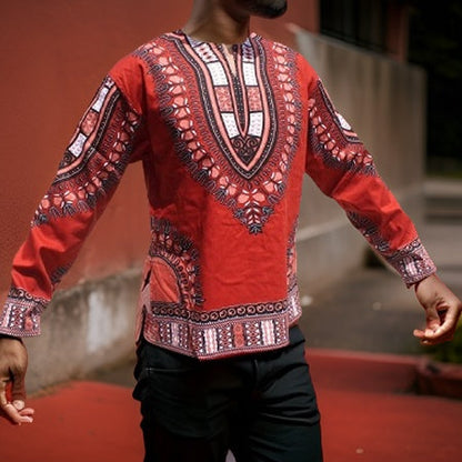 Traditional Unisex Dashiki Shirts (Small Sizes) - Premium African Apparel from MAGOS - Just $20! Shop this and more African Apparel now 