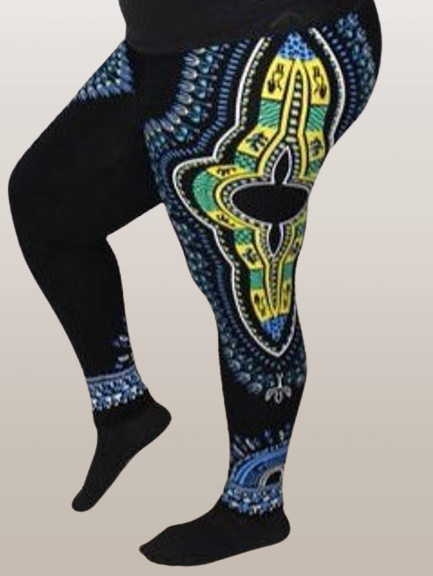 African sales print tights