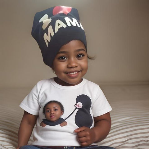 Infant Beanie "I LOVE PAPA/MAMA" Hat