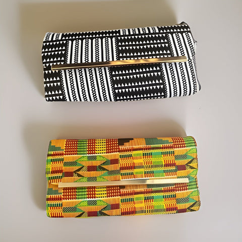 African Print Clutch Hand Bag - Premium African Accessories from MAGOS - Just $25! Shop this and more African Accessories now 