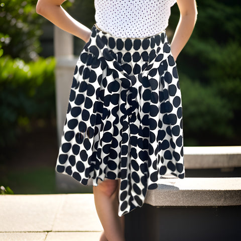 Women Polka Dot Short Skirt - Premium African Apparel from MAGOS - Just $35! Shop this and more African Apparel now 