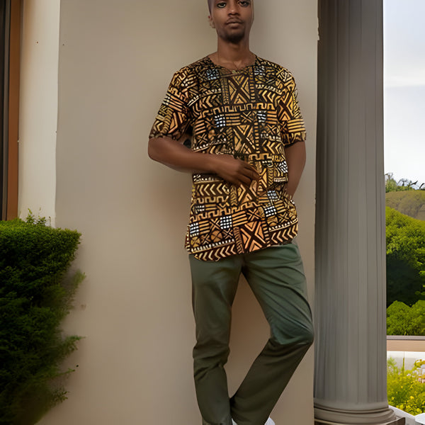 Men's Dashiki Short Sleeve Shirt