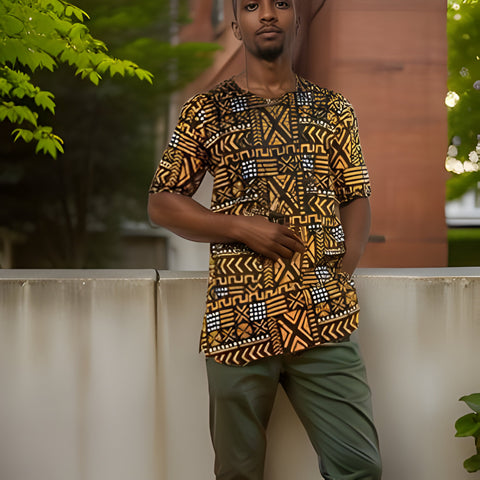 Men's Dashiki Short Sleeve Shirt