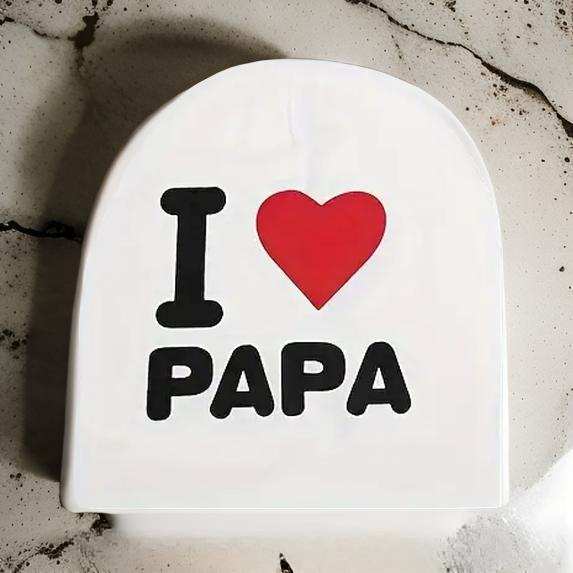 Infant Beanie "I LOVE PAPA/MAMA" Hat