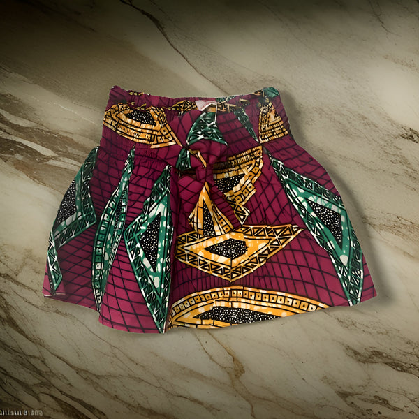 Ankara Print Skirt for Toddler Girls - Premium African Apparel from MAGOS - Just $15! Shop this and more African Apparel now 