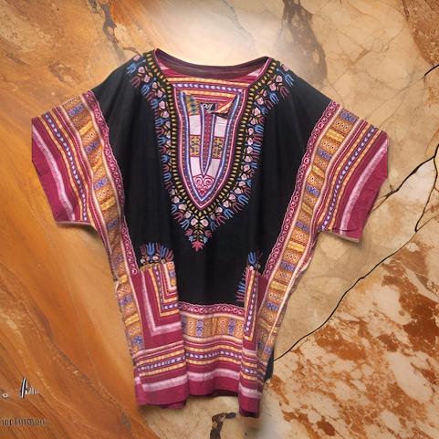 Traditional Print Unisex Dashiki Shirts (Plus Size)