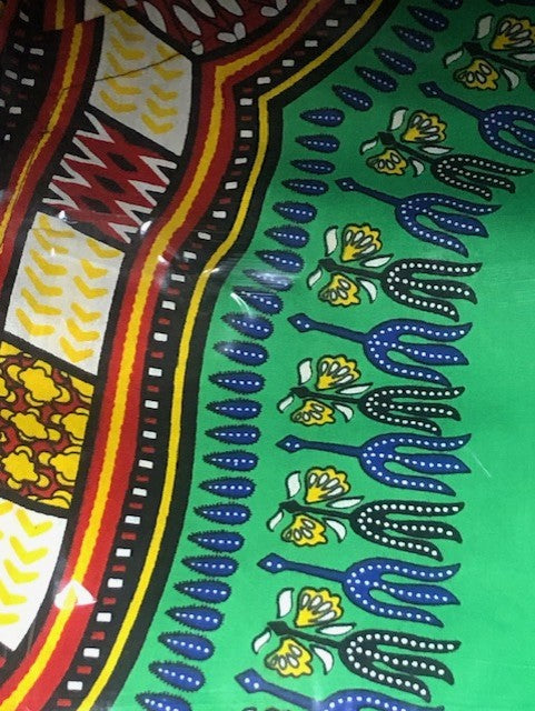 Big and Tall Plus Size Traditional Print Dashiki Shirts (Unisex) 6X-8X