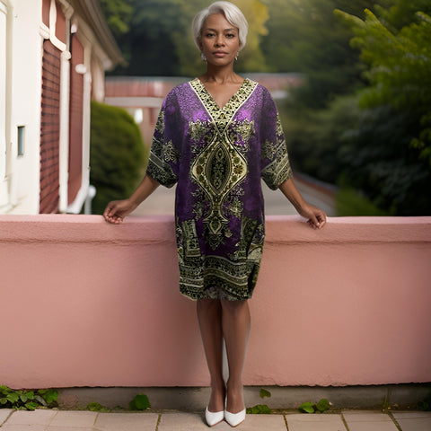 Women's Dashiki Print Tunic