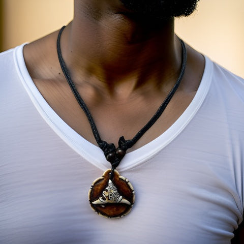 Men's Handcrafted Tribal Necklace - Premium Jewelry from MAGOS - Just $8.99! Shop this and more Jewelry now 