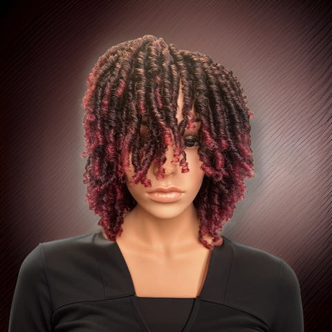 Dreadlock Twisted Afro Wig (TBurg) - Premium Hair from MAGOS - Just $24.99! Shop this and more Hair now 