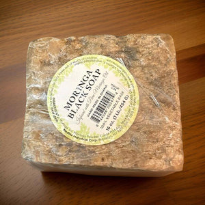 Moringa Raw Black Soap - Premium Skin from MAGOS - Just $11.99! Shop this and more Skin now 