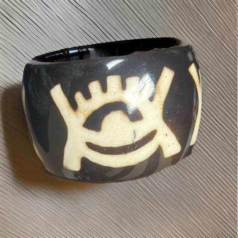 African Symbol Bangle Bracelet